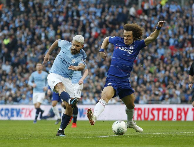 阿圭罗最后时刻进球,曼城夺冠