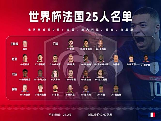 法国世界杯世界排名榜最新