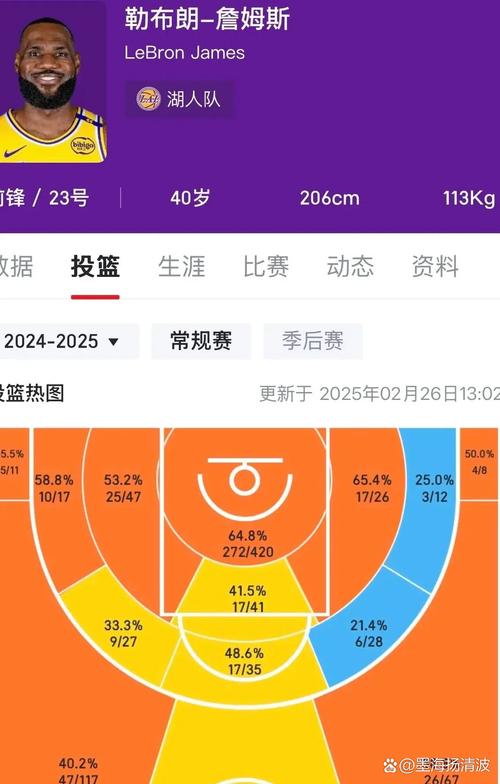 湖人队数据统计