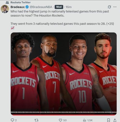 火箭新赛季首发