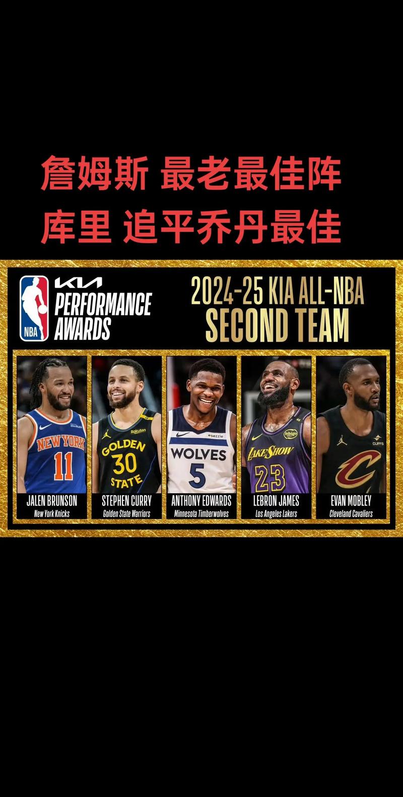 詹姆斯排历史最佳阵容是谁