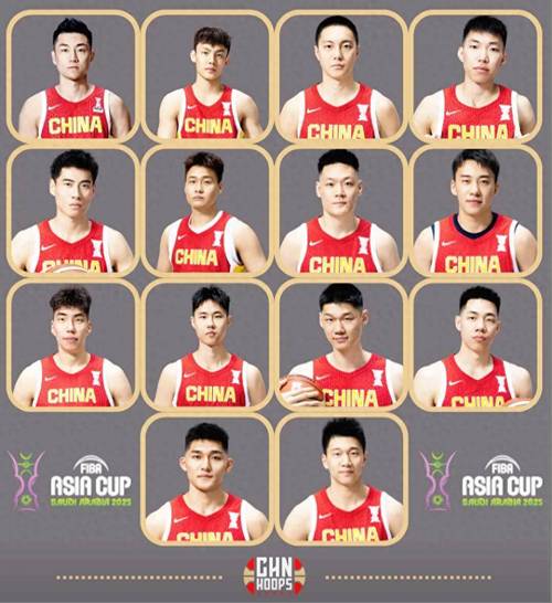 中国男篮最新十二人名单