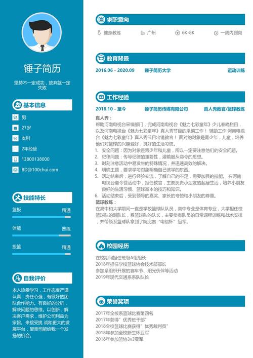 篮球俱乐部法人简历范文最新