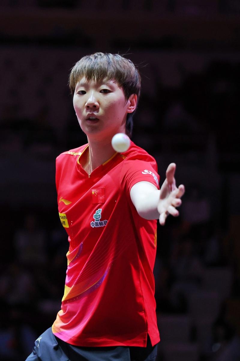 国乒女队队员王曼昱